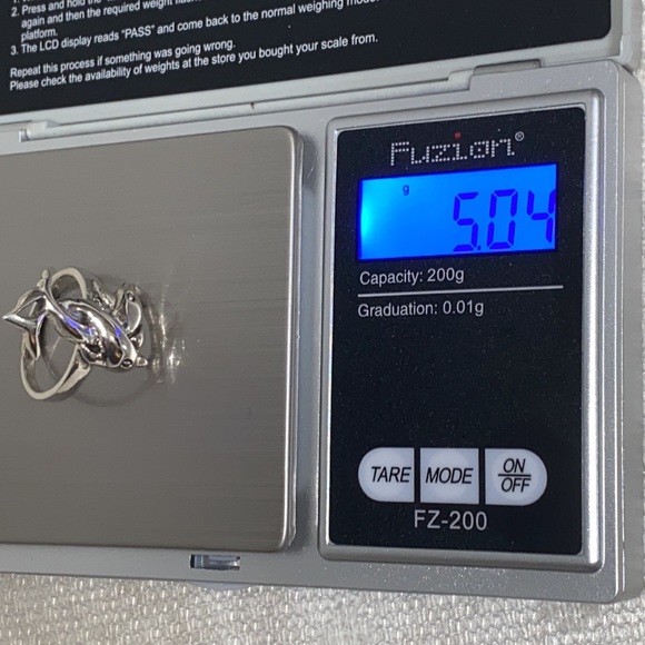 *SOLD*🆕Sterling Silver Dolphin Ring - Picture 11 of 11